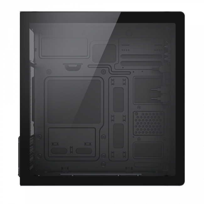 Корпус без блока питания Foxline FL-728TG-U3C — для бизнеса и офиса Корпус без блока питания Foxline FL-728TG-U3C — для бизнеса и офиса