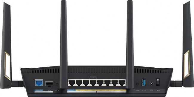 Маршрутизатор ASUS RT-BE88U ASUS RT-BE88U (90IG08V0-MO3N0V) — для бизнеса и офиса