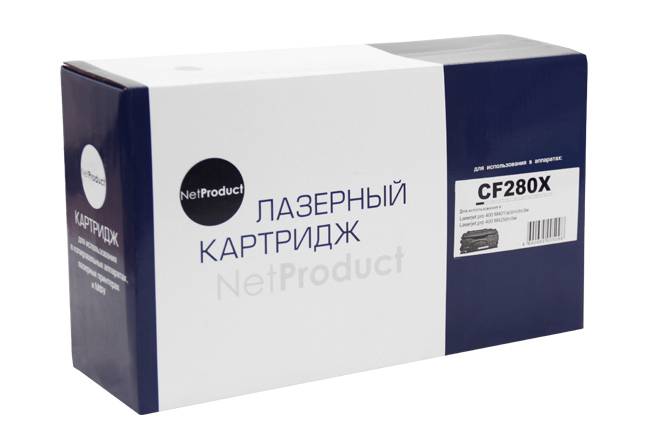 Картридж NetProduct (N-CF280X) для HP LJ Pro 400 M401/Pro 400 MFP M425, 6,9K — для бизнеса и офиса