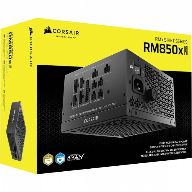 Блоки питания Corsair RM850x SHIFT CP-9020299-EU — для бизнеса и офиса