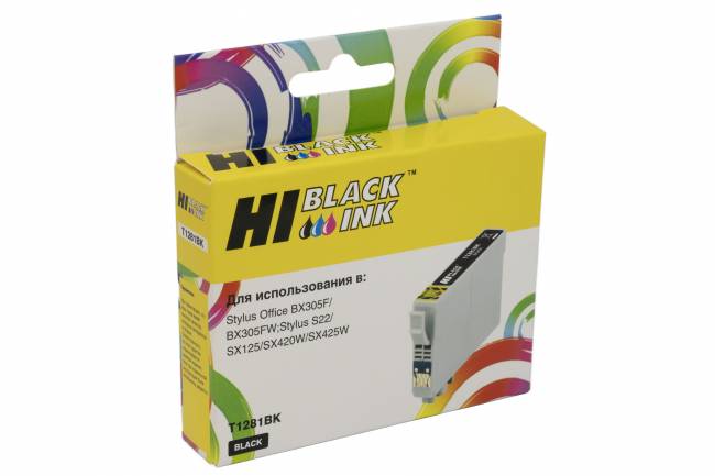 Картридж Hi-Black (HB-T1281) для Epson Stylus S22/SX125/SX420W/SX425W/BX305F, Bk — для бизнеса и офиса