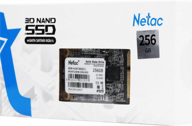 Накопитель SSD Netac NT01N5M-256G-M3X — для бизнеса и офиса