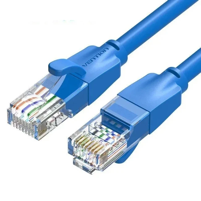 Патч-корд Vention прямой UTP cat.6, RJ45 - 3м. Синий Vention IBELI