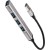 Переходник USB 3.0 -->USB3.0+3 USB2.0, Aluminum Shell, 0.2м Telecom <TA308U> Мультифункциональный хаб Telecom USB 3.0 M/USB 3.0 F/3 x USB 2.0 F (TA308U)
