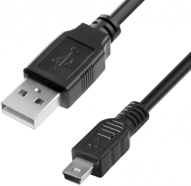 Greenconnect Кабель 0.3m USB 2.0, AM/mini 5P, черный, 28/28 AWG, экран, армированный, морозостойкий, GCR-UM2M5P-BB2S-0.3m Greenconnect  USB 2.0 Type-AM - miniUSB 0.3м