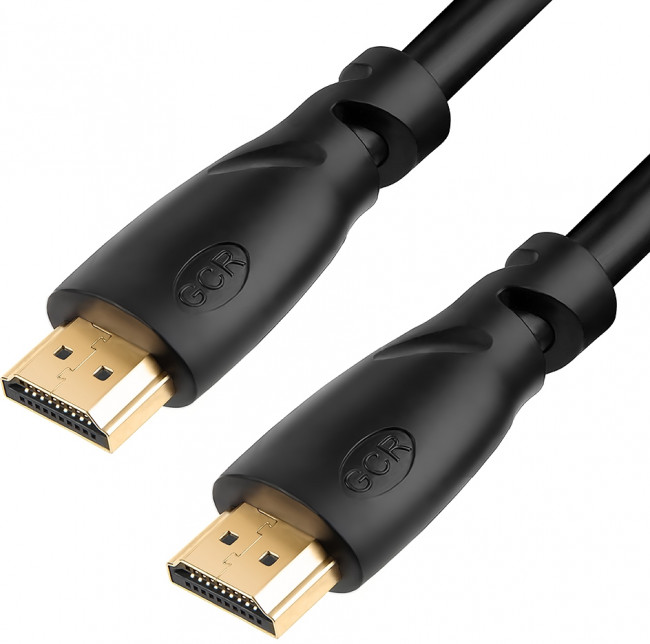 Greenconnect Кабель Premium 1.0m HDMI версия 2.0, HDR Ultra HD 4K60 Hz/ 5K30Hz, 3D, Ethernet 18.0 Гбит/с, OD8.0mm, 28/26 AWG, черный, GCR-50541 Greenconnect HDMI (m)- HDMI (m) 1м — для бизнеса и офиса