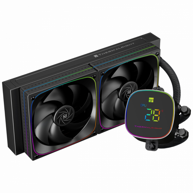 Система жидкостного охлаждения Thermalright Frozen Horizon 240 Digital Black — для бизнеса и офиса Система жидкостного охлаждения Thermalright Frozen Horizon 240 Digital Black — для бизнеса и офиса