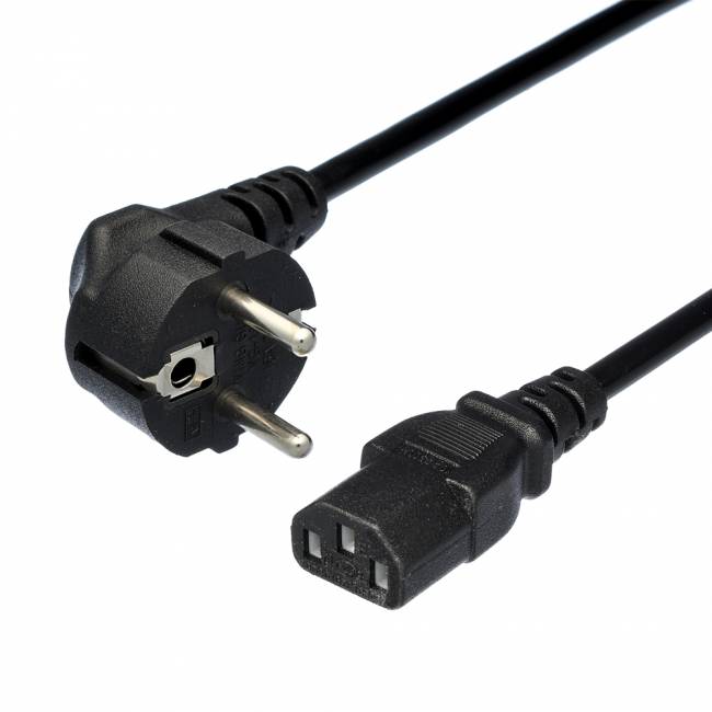 Кабель питания GoPower CEE 7/7-C13 (f) 3.0м (00-00027328) — для бизнеса и офиса