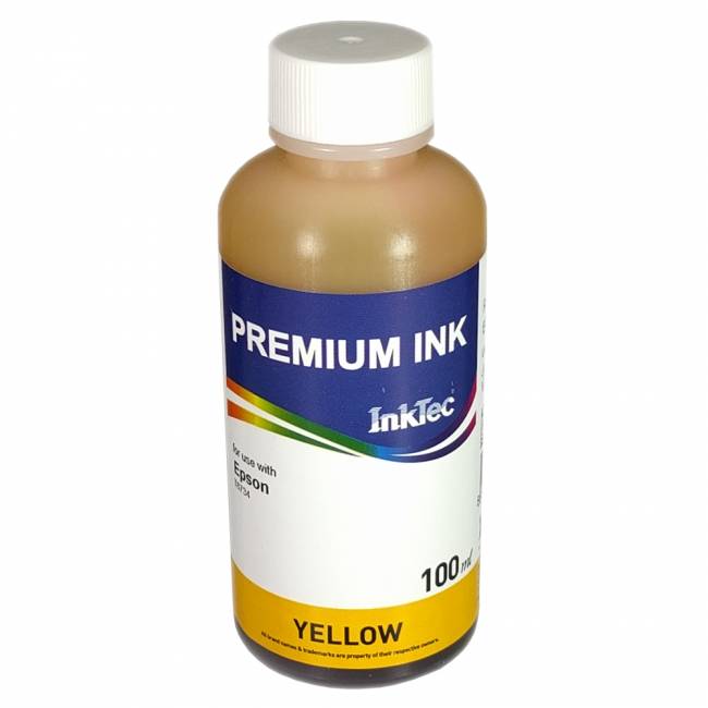 Чернила InkTec (E0017) для Epson L800/L1800 (T6734/ T6744), Y, 0,1 л. (ориг.фасовка) — для бизнеса и офиса