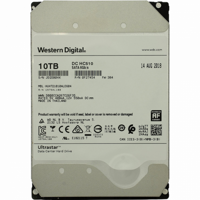 Жесткий диск HGST Ultrastar HE10 — для бизнеса и офиса