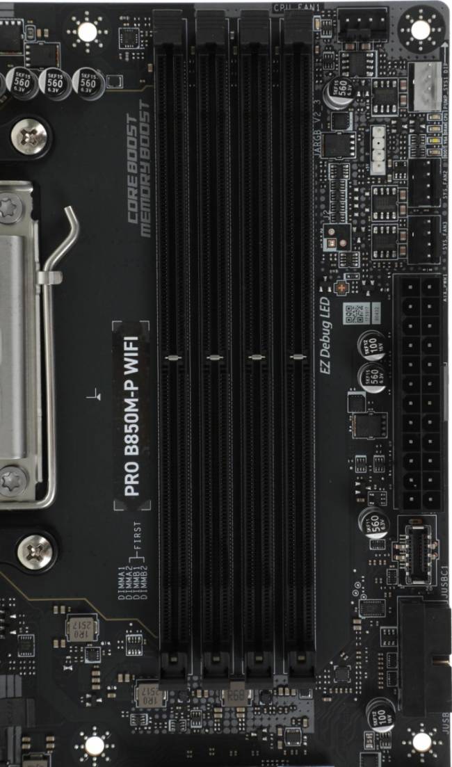 Материнская плата MSI PRO B850M-P WIFI — для бизнеса и офиса
