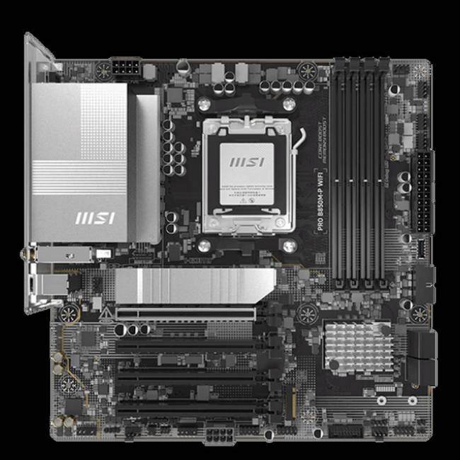 Материнская плата MSI PRO B850M-P WIFI — для бизнеса и офиса