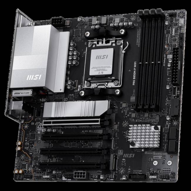 Материнская плата MSI PRO B850M-P WIFI — для бизнеса и офиса