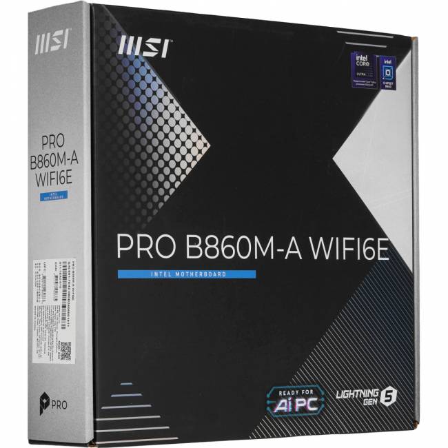 Материнская плата MSI PRO B860M-A WIFI6E — для бизнеса и офиса