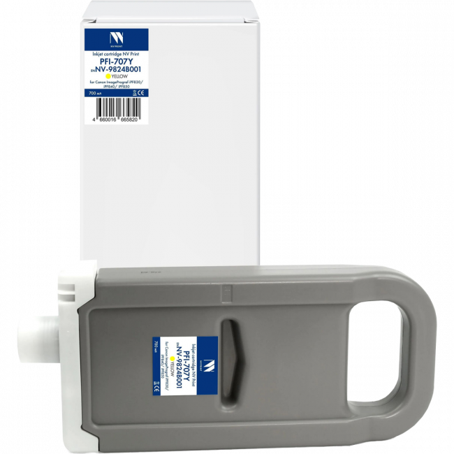 - NV Print PFI-707Y (NV-9824B001) — для бизнеса и офиса