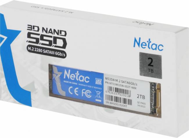 Накопитель SSD Netac NT01N535N-002T-N8X — для бизнеса и офиса
