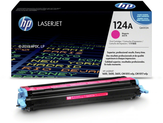 Тонер-картридж HP 124A Magenta Original LaserJet Print Cartridge (Q6003A) — для бизнеса и офиса