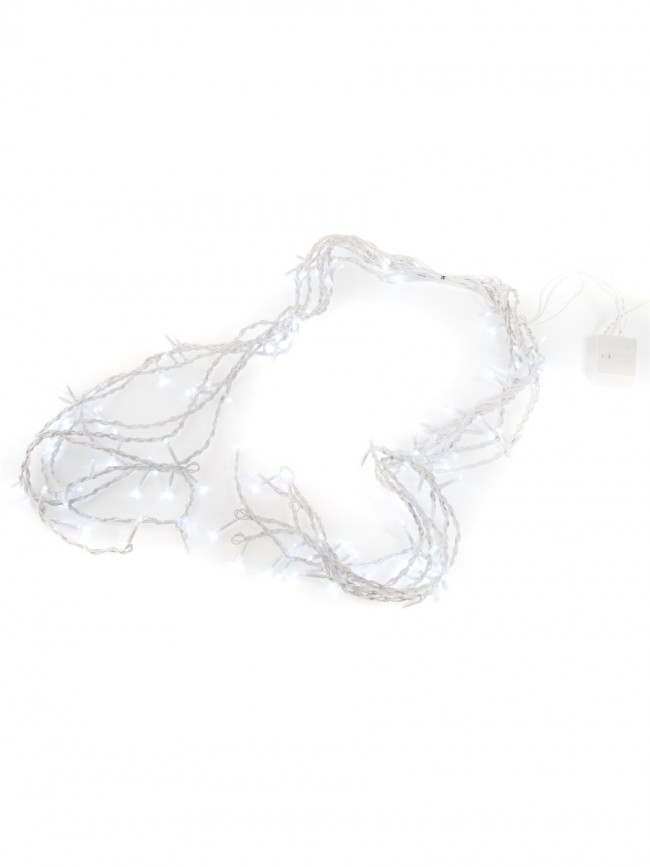 Гирлянда Гирлянда 144LED 220V, 8 режимов, 1,5х1,5м, занавес, холодный белый