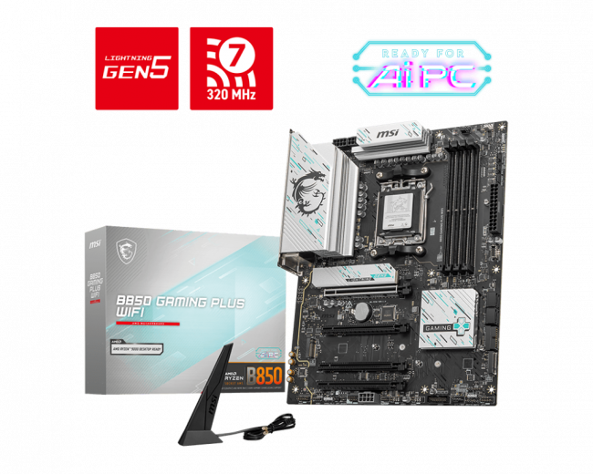 Материнская плата MSI B850 GAMING PLUS WIFI — для бизнеса и офиса