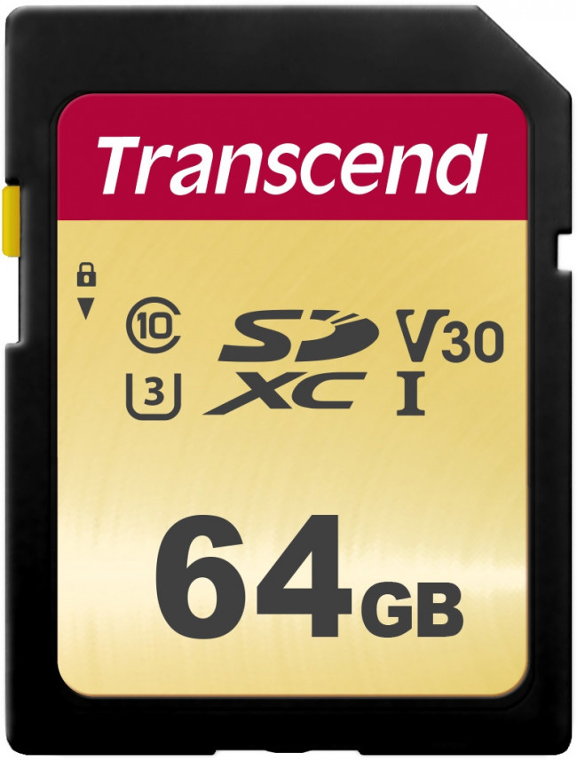 Карта памяти Transcend SDXC 500S — для бизнеса и офиса