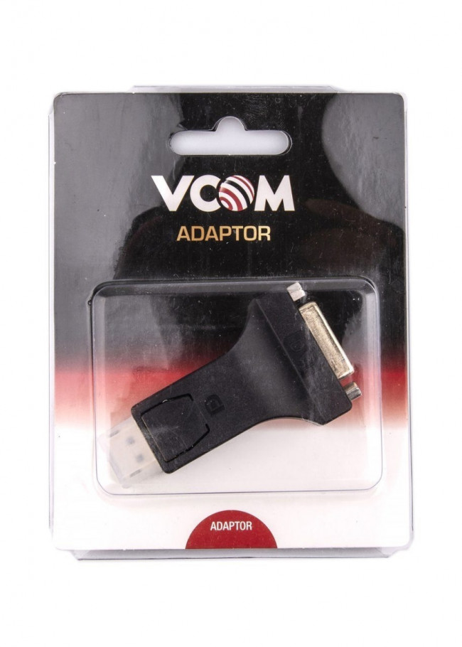Переходник DP(M) --> DVI24+5(F), VCOM <CA332> VCOM DisplayPort (m) - DVI-I (f) Переходник DP(M) --> DVI24+5(F), VCOM <CA332> VCOM DisplayPort (m) - DVI-I (f)