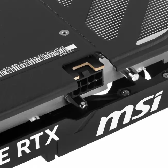 Видеокарта MSI GeForce RTX 5060 Ti 16G SHADOW 2X OC PLUS — для бизнеса и офиса Видеокарта MSI GeForce RTX 5060 Ti 16G SHADOW 2X OC PLUS — для бизнеса и офиса