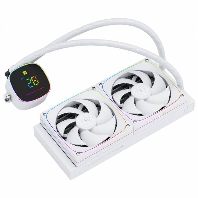 Система жидкостного охлаждения Thermalright Frozen Horizon 240 Digital White — для бизнеса и офиса Система жидкостного охлаждения Thermalright Frozen Horizon 240 Digital White — для бизнеса и офиса
