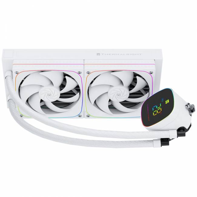 Система жидкостного охлаждения Thermalright Frozen Horizon 240 Digital White — для бизнеса и офиса Система жидкостного охлаждения Thermalright Frozen Horizon 240 Digital White — для бизнеса и офиса