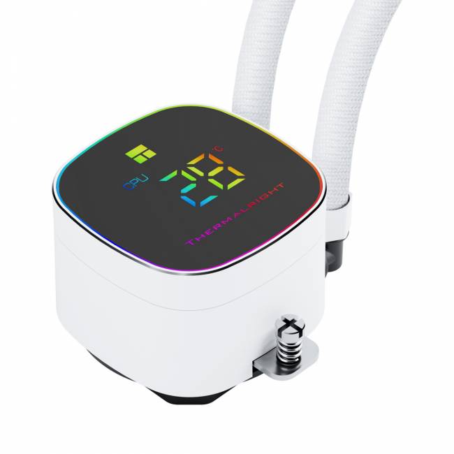 Система жидкостного охлаждения Thermalright Frozen Horizon 240 Digital White — для бизнеса и офиса Система жидкостного охлаждения Thermalright Frozen Horizon 240 Digital White — для бизнеса и офиса