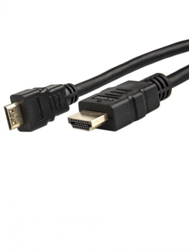 Кабель HDMI-19M --- MiniHDMI-19M ver 2.0+3D/Ethernet,2m Telecom <TCG205-2M> Telecom HDMI (m) - micro-HDMI (m) 2м — для бизнеса и офиса