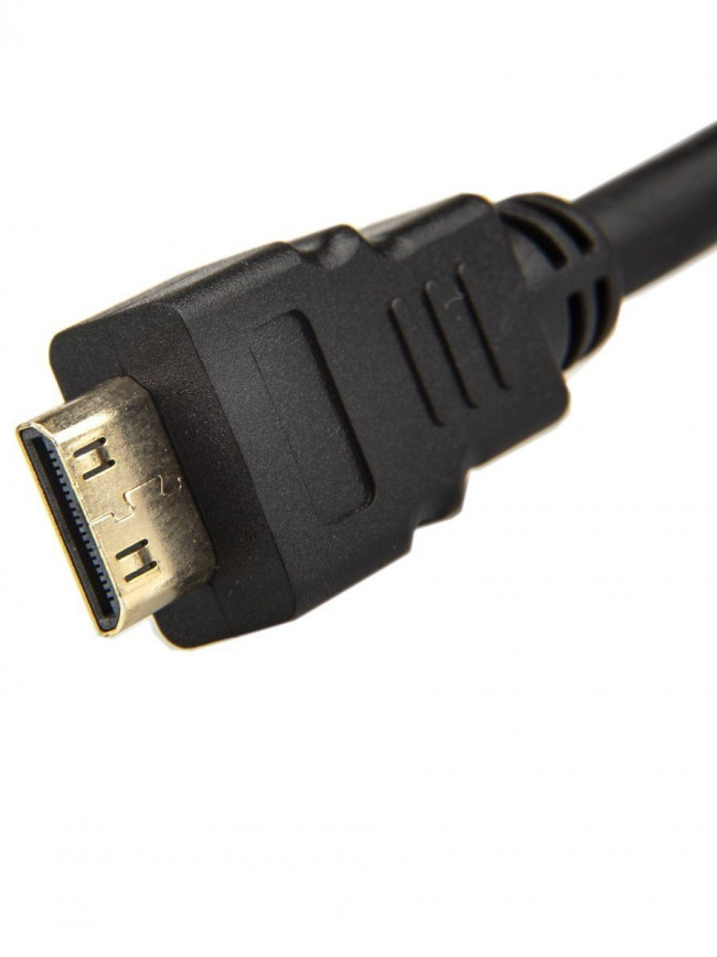 Кабель HDMI-19M --- MiniHDMI-19M ver 2.0+3D/Ethernet,2m Telecom <TCG205-2M> Telecom HDMI (m) - micro-HDMI (m) 2м — для бизнеса и офиса