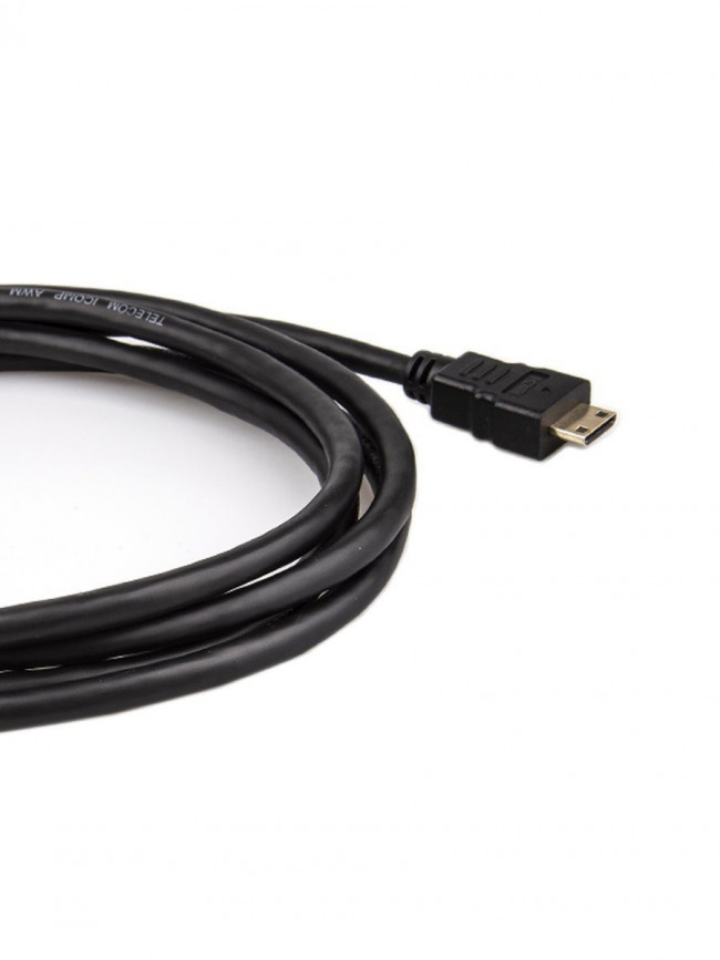 Кабель HDMI-19M --- MiniHDMI-19M ver 2.0+3D/Ethernet,2m Telecom <TCG205-2M> Telecom HDMI (m) - micro-HDMI (m) 2м — для бизнеса и офиса