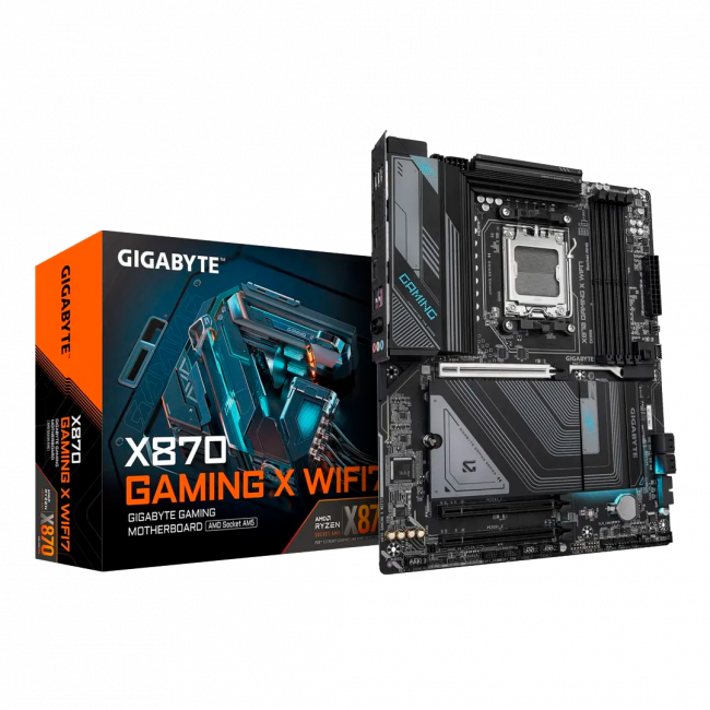Материнская плата GIGABYTE X870 GAMING X WIFI7 — для бизнеса и офиса