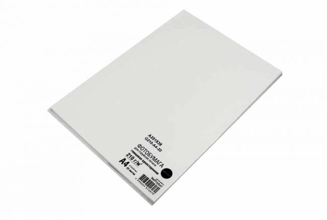 Фотобумага NetProduct глянцевая односторонняя, A4, 210 г/м2, 20 л. — для бизнеса и офиса