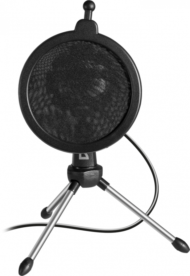 Defender Игровой стрим микрофон Forte GMC 300 3,5 мм, провод 1.5 м Defender Forte GMC 300 — для бизнеса и офиса