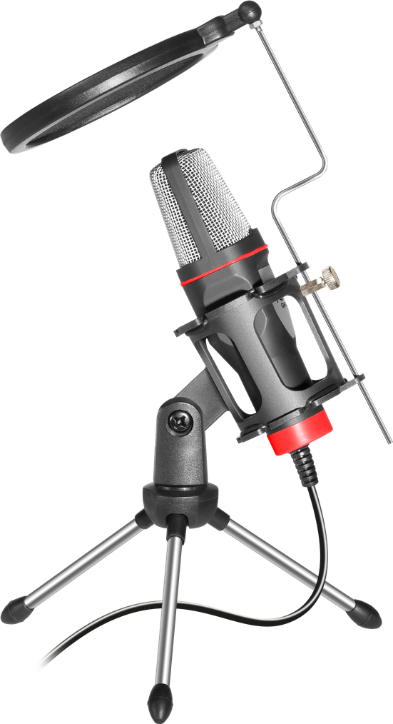 Defender Игровой стрим микрофон Forte GMC 300 3,5 мм, провод 1.5 м Defender Forte GMC 300 — для бизнеса и офиса