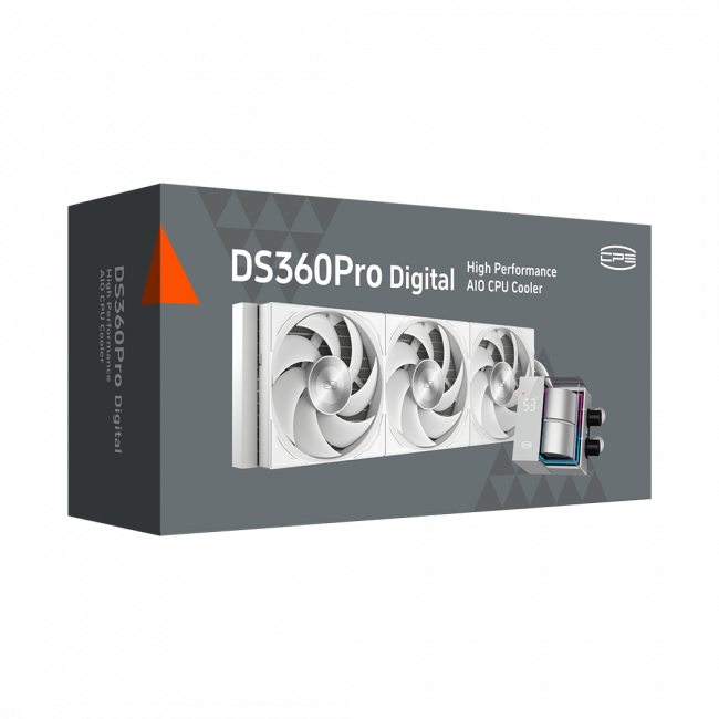 Система охлаждения PCCooler DS360 Pro Digital WH — для бизнеса и офиса