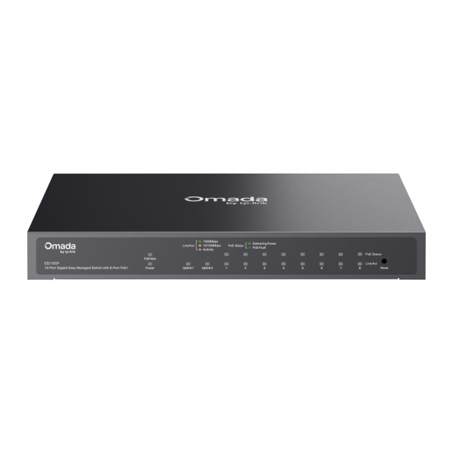 Коммутатор TP-Link ES210GP — для бизнеса и офиса