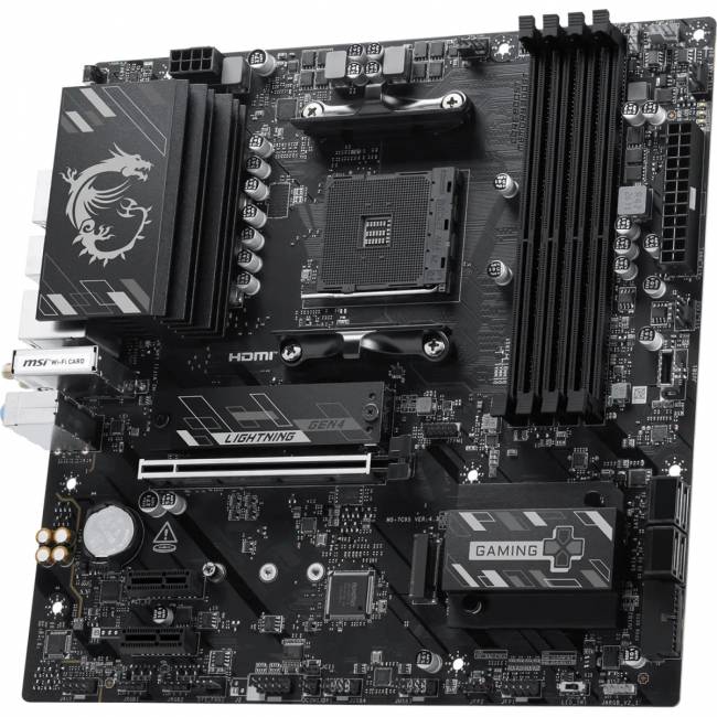 Материнская плата MSI B550M GAMING PLUS WIFI6E — для бизнеса и офиса Материнская плата MSI B550M GAMING PLUS WIFI6E — для бизнеса и офиса
