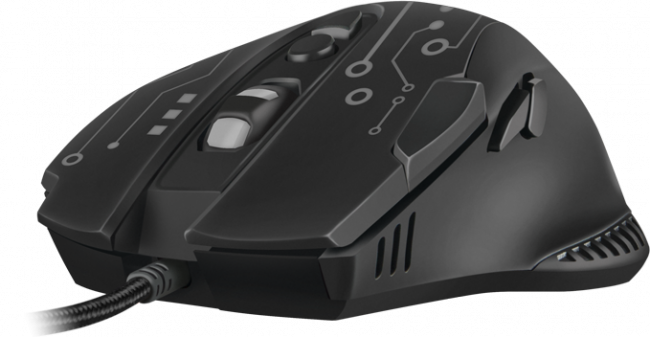 Игровая мышь SVEN RX-G715 (7+1кл., бесш. кл., 1200-3200 DPI, SoftTouch, подсветка, игров. упак) Sven RX-G715 — для бизнеса и офиса