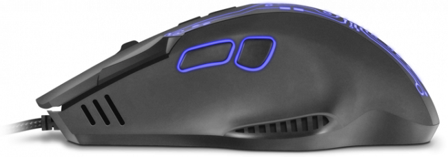 Игровая мышь SVEN RX-G715 (7+1кл., бесш. кл., 1200-3200 DPI, SoftTouch, подсветка, игров. упак) Sven RX-G715 — для бизнеса и офиса