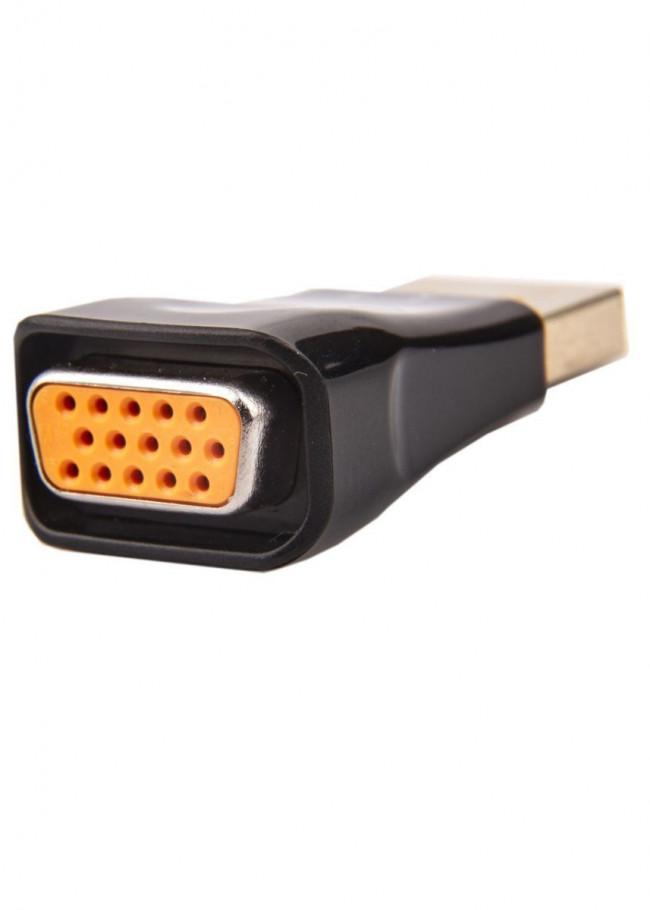 Переходник DP(M) --> VGA(F), VCOM <CA333> VCOM DisplayPort (m) - VGA (f)