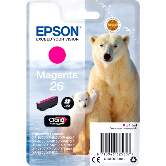 Картридж Epson C13T26134012 — для бизнеса и офиса