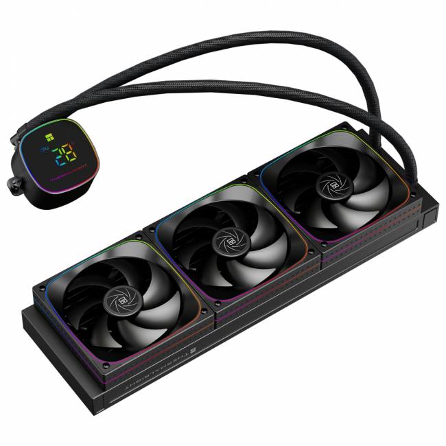Система жидкостного охлаждения Thermalright Frozen Horizon 360 Digital Black — для бизнеса и офиса Система жидкостного охлаждения Thermalright Frozen Horizon 360 Digital Black — для бизнеса и офиса