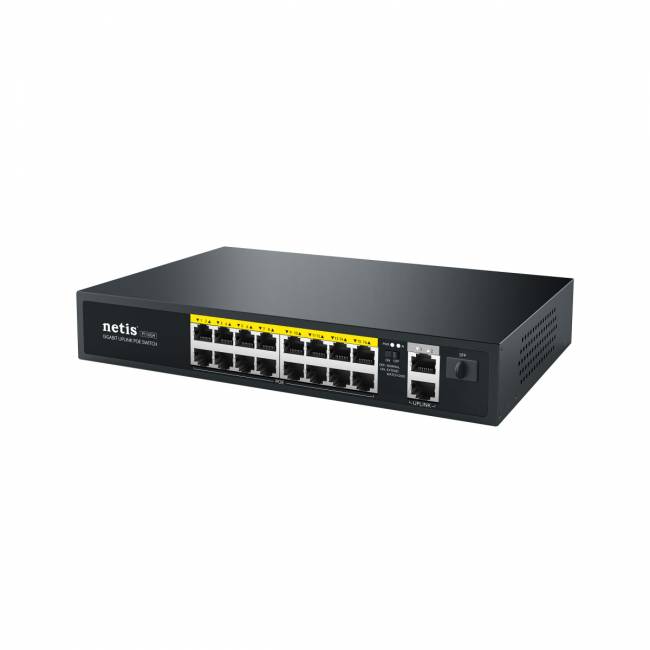 Коммутатор Netis P116GH — для бизнеса и офиса Коммутатор Netis P116GH — для бизнеса и офиса
