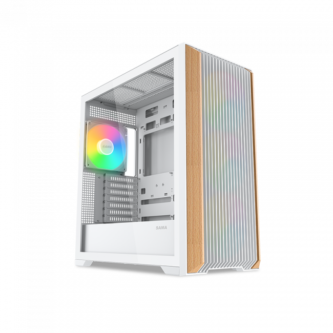 Корпус ПК без блока питания SAMA Z60 White Z60-WHAWA4X1-GL — для бизнеса и офиса Корпус ПК без блока питания SAMA Z60 White Z60-WHAWA4X1-GL — для бизнеса и офиса