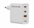 Сетевое З/У Сетевое З/У GoPower GPQC10 1USB+2Type-C 65W QC3.0 GAN белый — для бизнеса и офиса