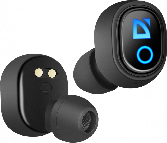 Defender Беспроводная гарнитура Twins 639 черный,TWS, PB, Bluetooth Defender Twins 639