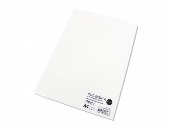 Фотобумага NetProduct глянцевая односторонняя, A4, 170 г/м2, 20 л. — для бизнеса и офиса