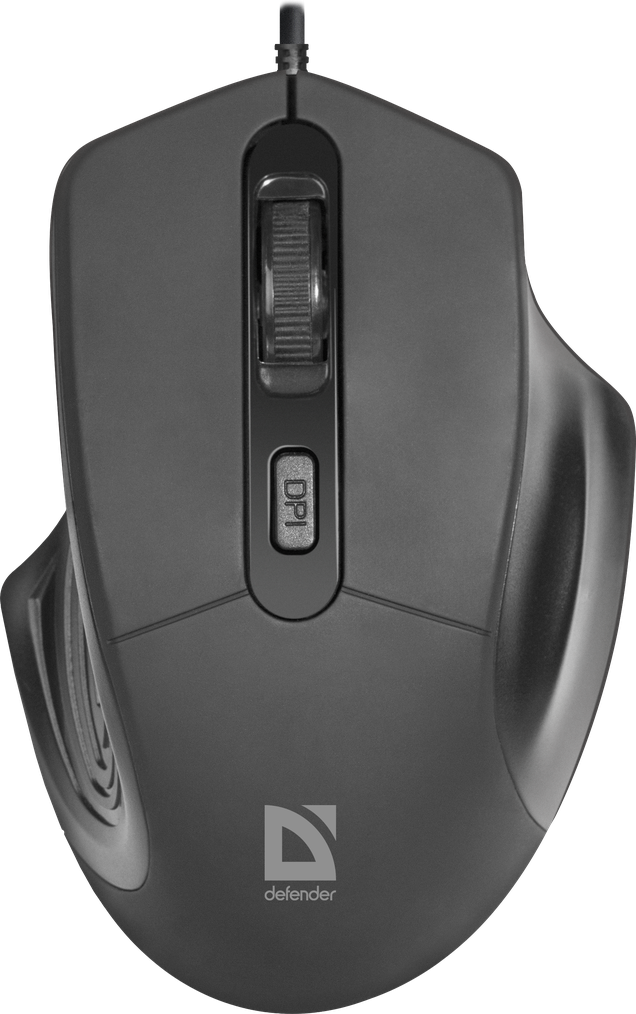 Defender Проводная оптическая мышь Datum MB-347 черный,4 кнопки, 800-1600 dpi Defender Datum MB-347 черный